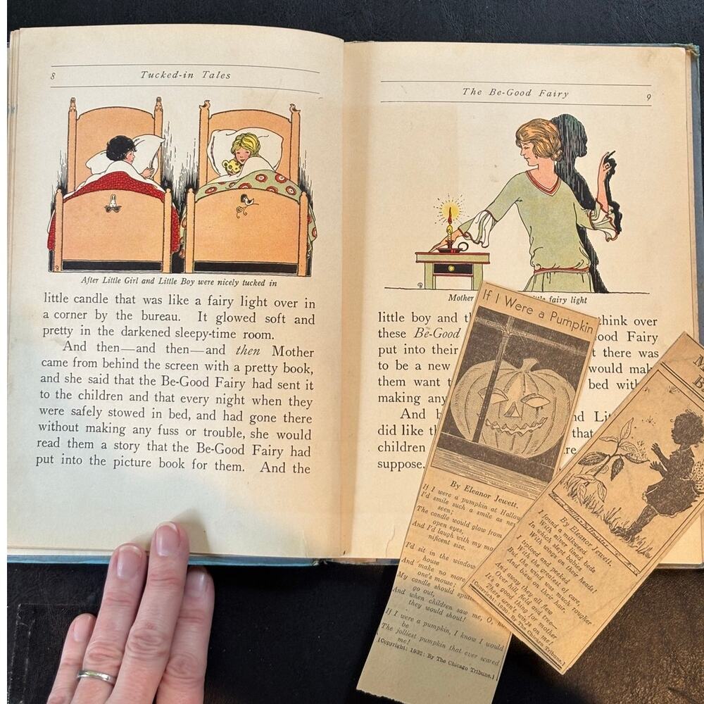 1935 Ed. Tucked-In Tales Book by Patten Beard, Rand McNally, Hardcover - Picture 7 of 7